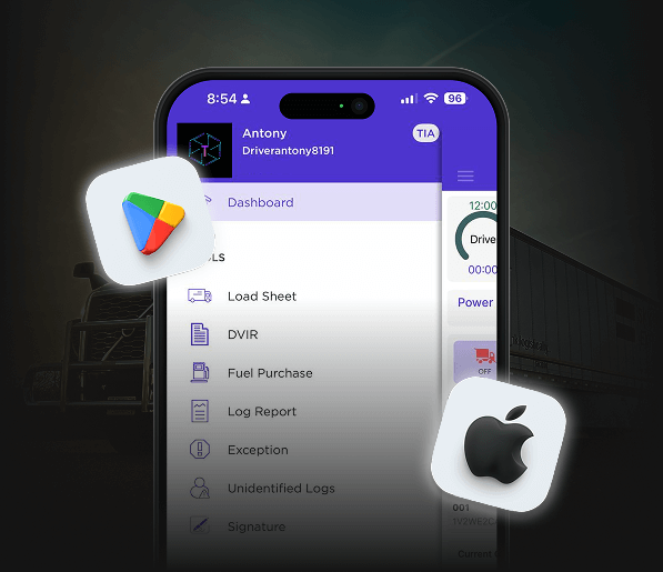 The ELD Ring platform right in your truck